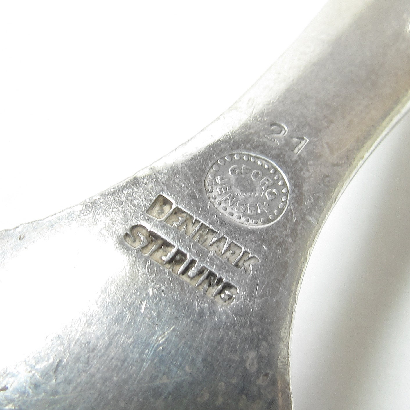 ジョージ ジェンセン デンマーク スターリングシルバー カーブリーフ