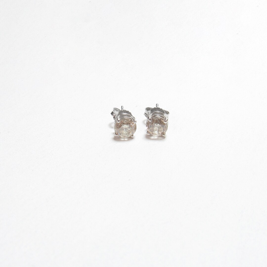 ピアス LESS IS MORE 14K Gold Antique Cognac Diamond Earrings 14K gold antique cognac diamond earring - Less is more | 60