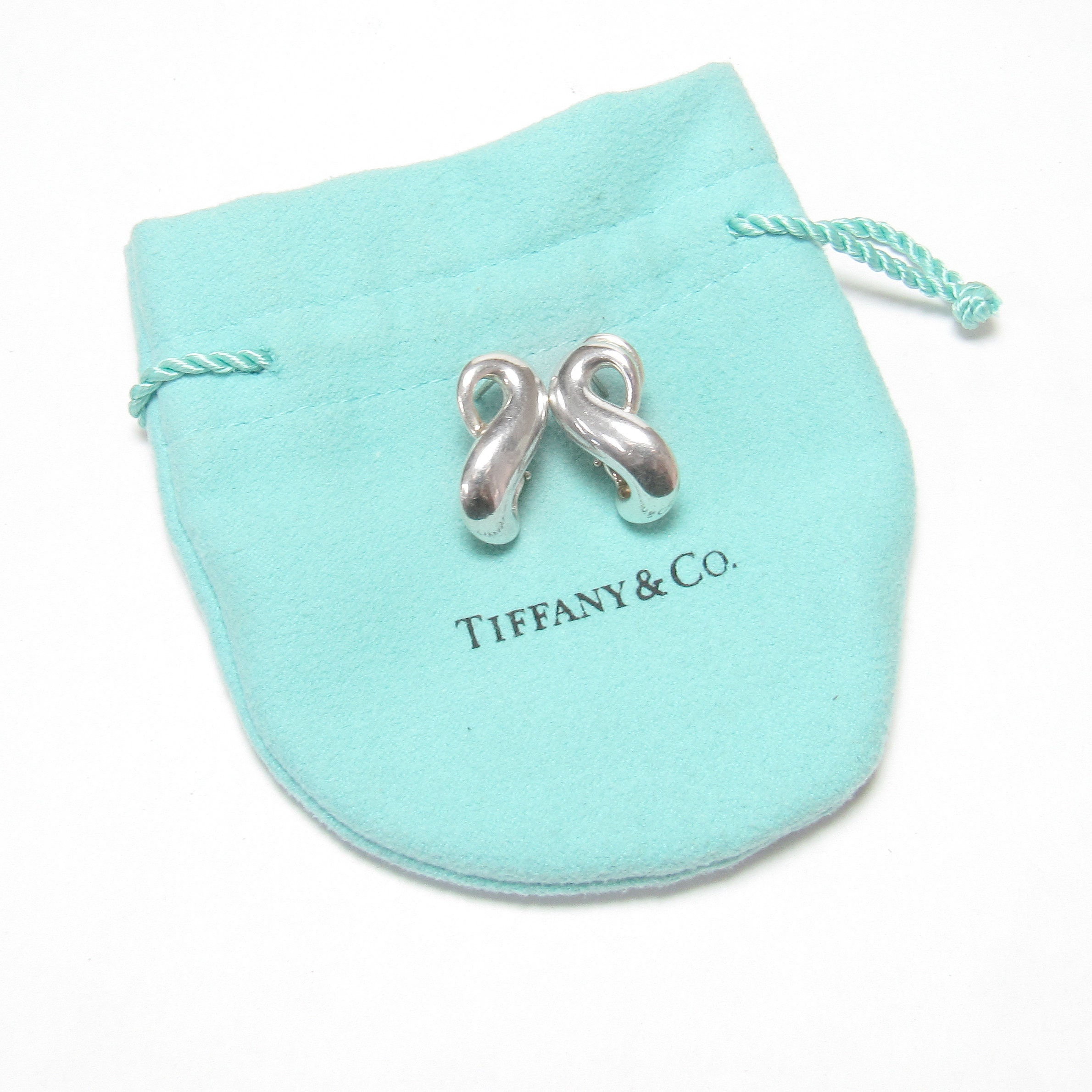 Tiffany infinity silver earrings Tiffany & Co Silver in Silver - 35706160