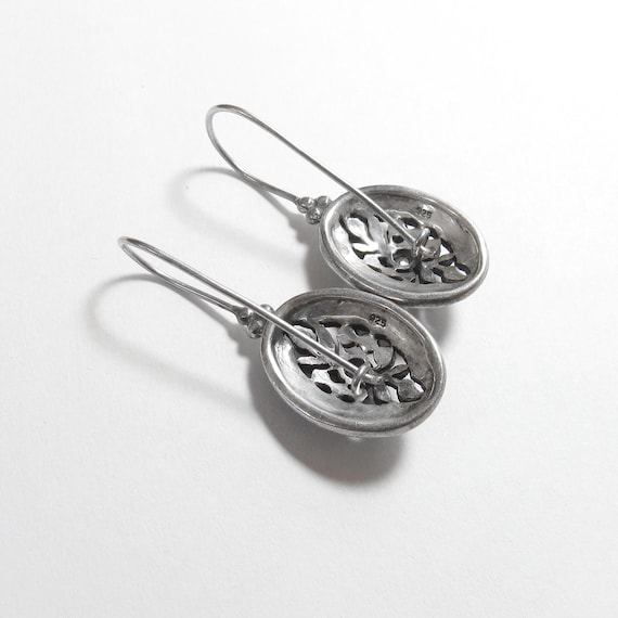 Sterling Silver Natural Round Jam Red Ruby And Ma… - image 3