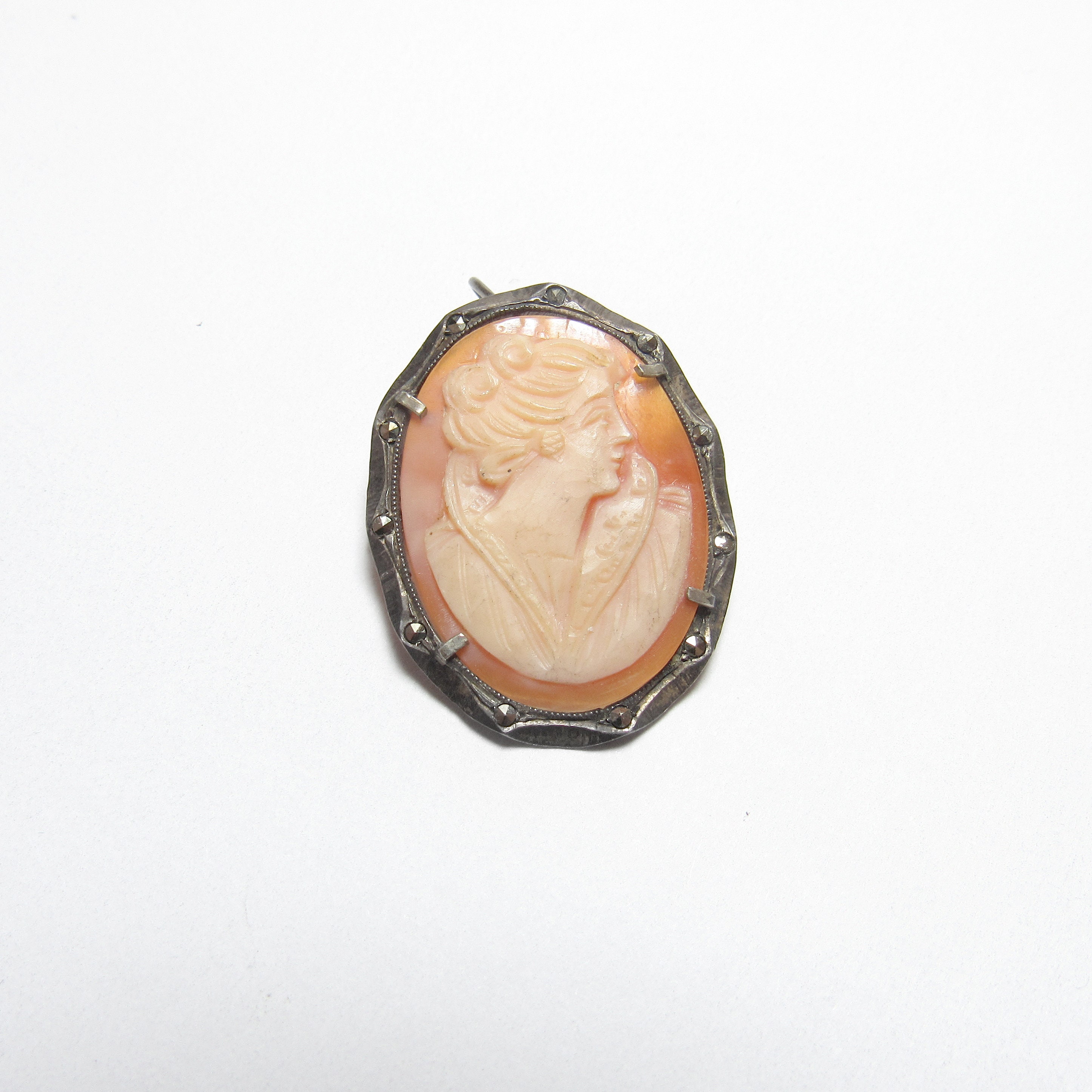 800 Silver Cameo - Etsy
