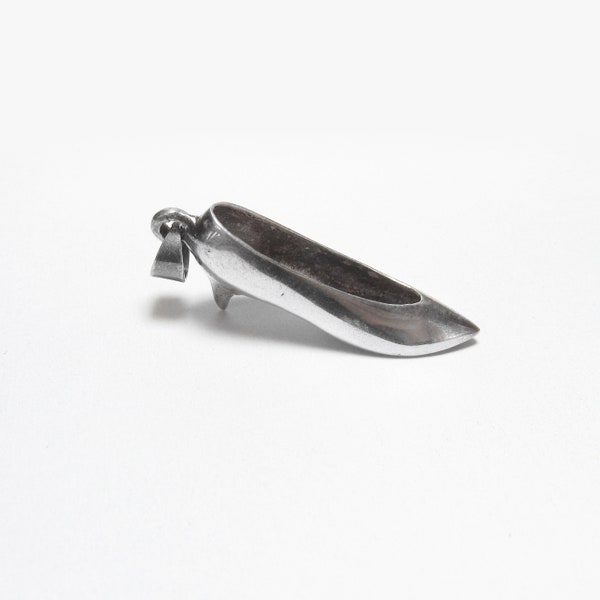 NINE WEST Sterling Silver Woman's Pump Shoe Drop Pendant Vintage