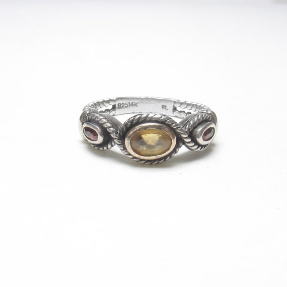 RALPH LAUREN Sterling Silver And 14K Yellow Gold … - image 1