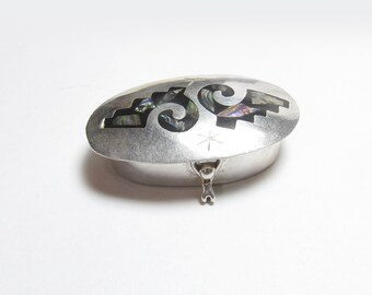 Fascinating Native American Navajo Sterling Silver Bracelet