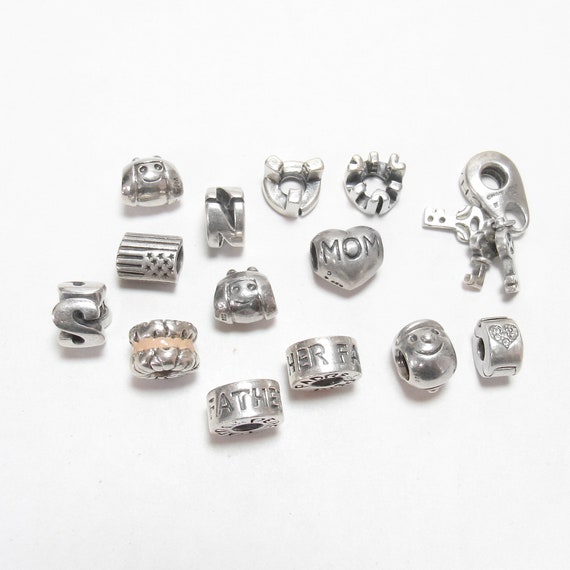 CHAMILIA 14 Charm Lot Set All Sterling Silver and Marked CHAM - Etsy