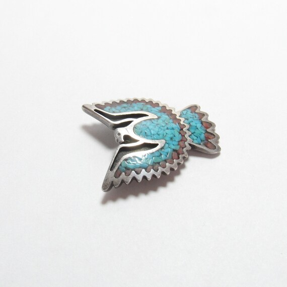 LITTLE SILVER FOX Navajo Sterling Silver Natural Inla… Gem