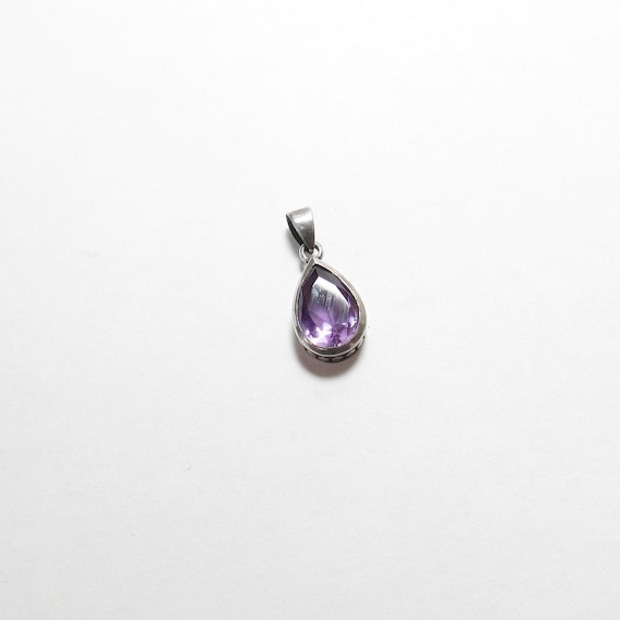 Sterling Silver 2.60 Ct Natural Pear Shape Grape … - image 1