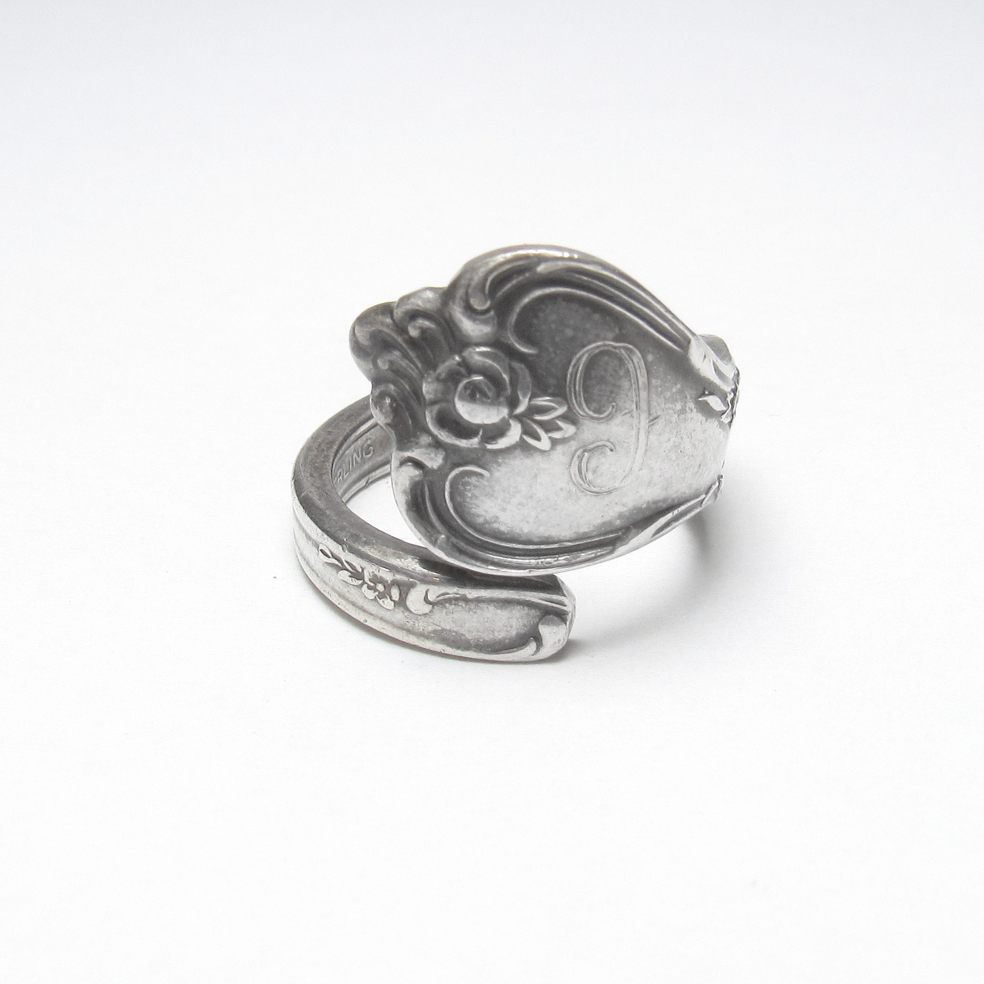 REED & BARTON スターリングシルバー フラワーデザイン イニシャル「C