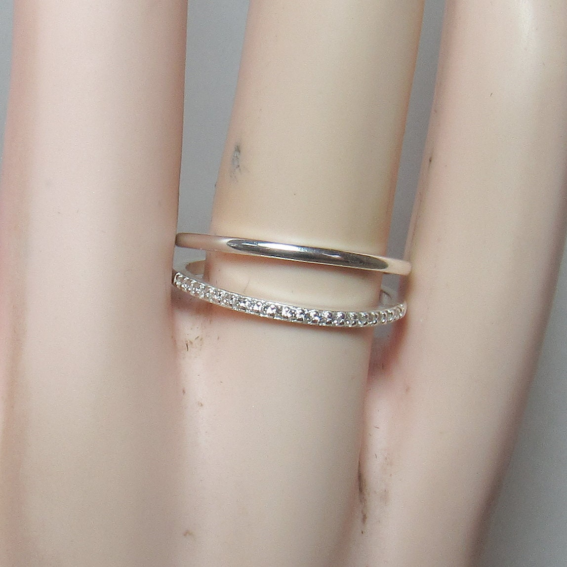 MARSALA Sterling Silver 21 Lab Created Ice White Round Cubic 