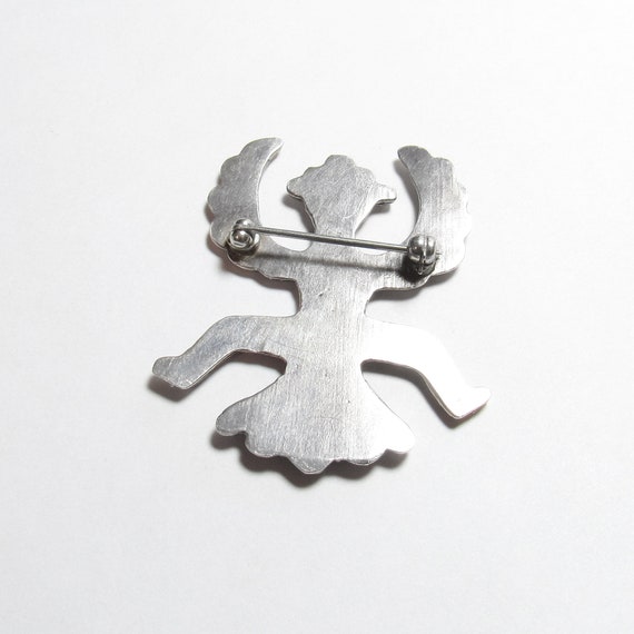 Southwestern Sterling Silver Detailed Jumping Thu… - image 3