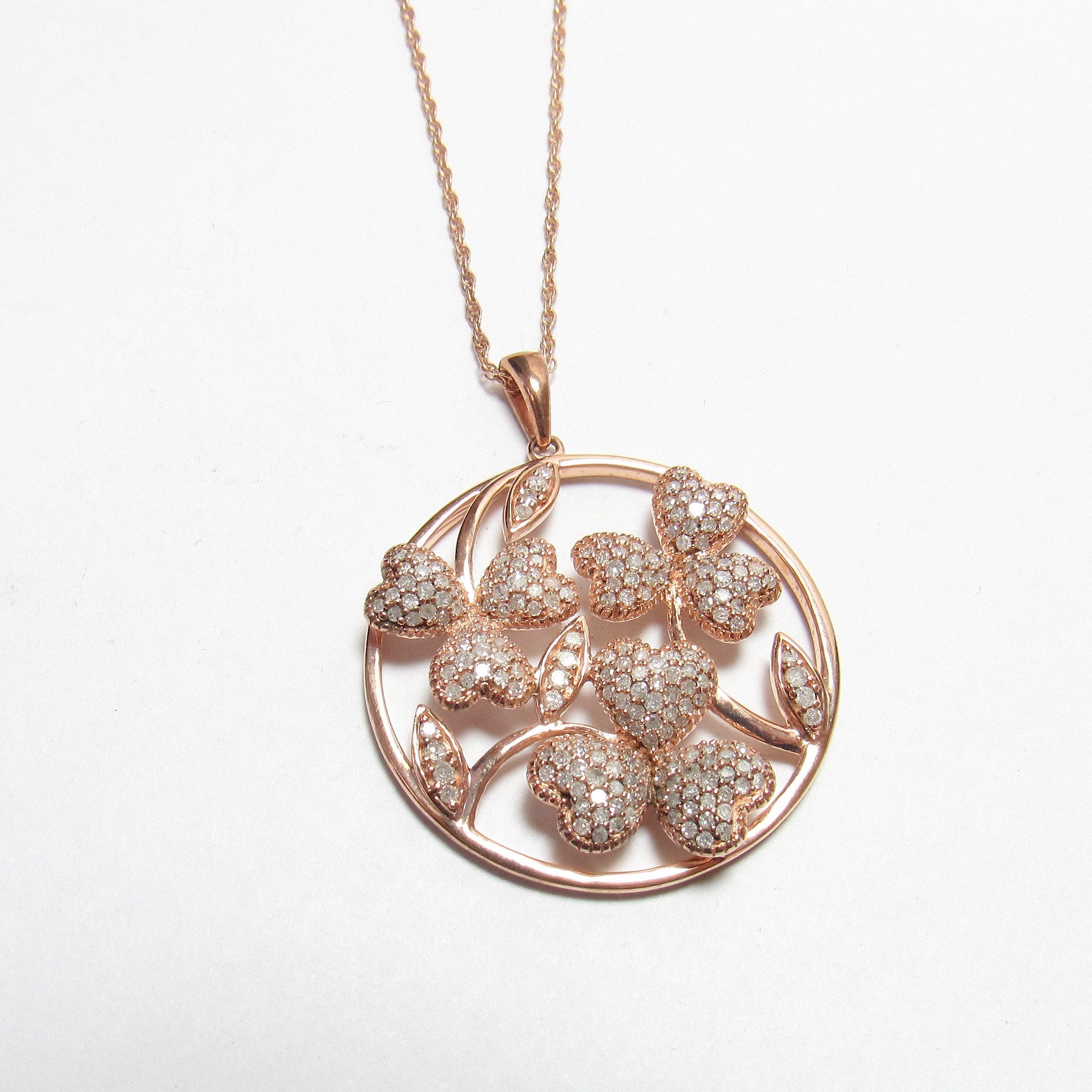 [STONE HENgE] 韓国☆14K Rose Gold☆U0077 Necklace 14K satin rose gold Kensington single stone necklace with