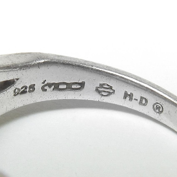 MOD HARLEY DAVIDSON Sterling Silver Lab Created Cubic Zirconia