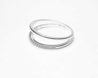 MARSALA Sterling Silver 21 Lab Created Ice White Round Cubic 
