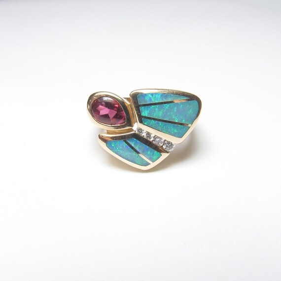 Kabana diamond opal inlay - Gem