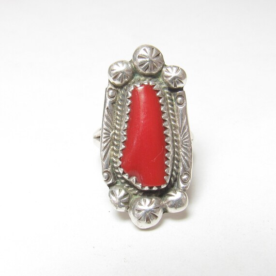 BIG HAND silver925×k18×coral×Ruby BIG HAND silver925×k18×coral×Ruby