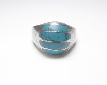 Wheeler Manufacturing co ヴィンテージ　ターコイズリング WHEELER MANUFACTURING CO Sterling Silver Natural Inlay