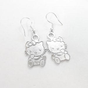 Hello kitty sale sterling silver earrings