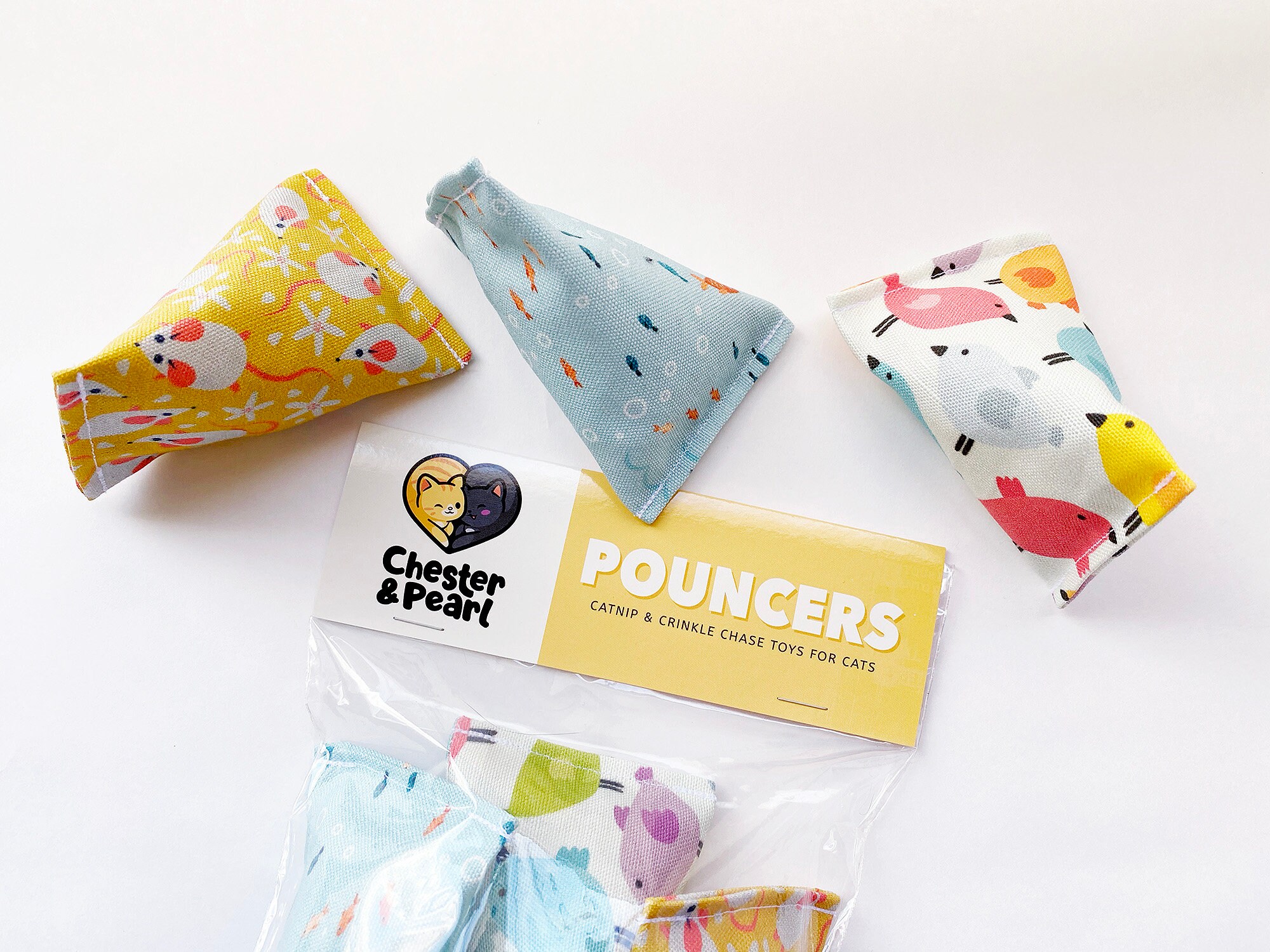 Kitty's Favorites Pouncers cat toys cute cat toys for Etsy