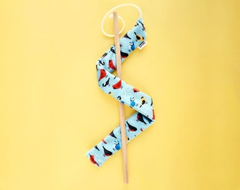 interactive cat toys for indoor cats, cat teaser wand toy with bell, cat string toy, crinkle cat toy, cat lover gift ideas, bird cat toy