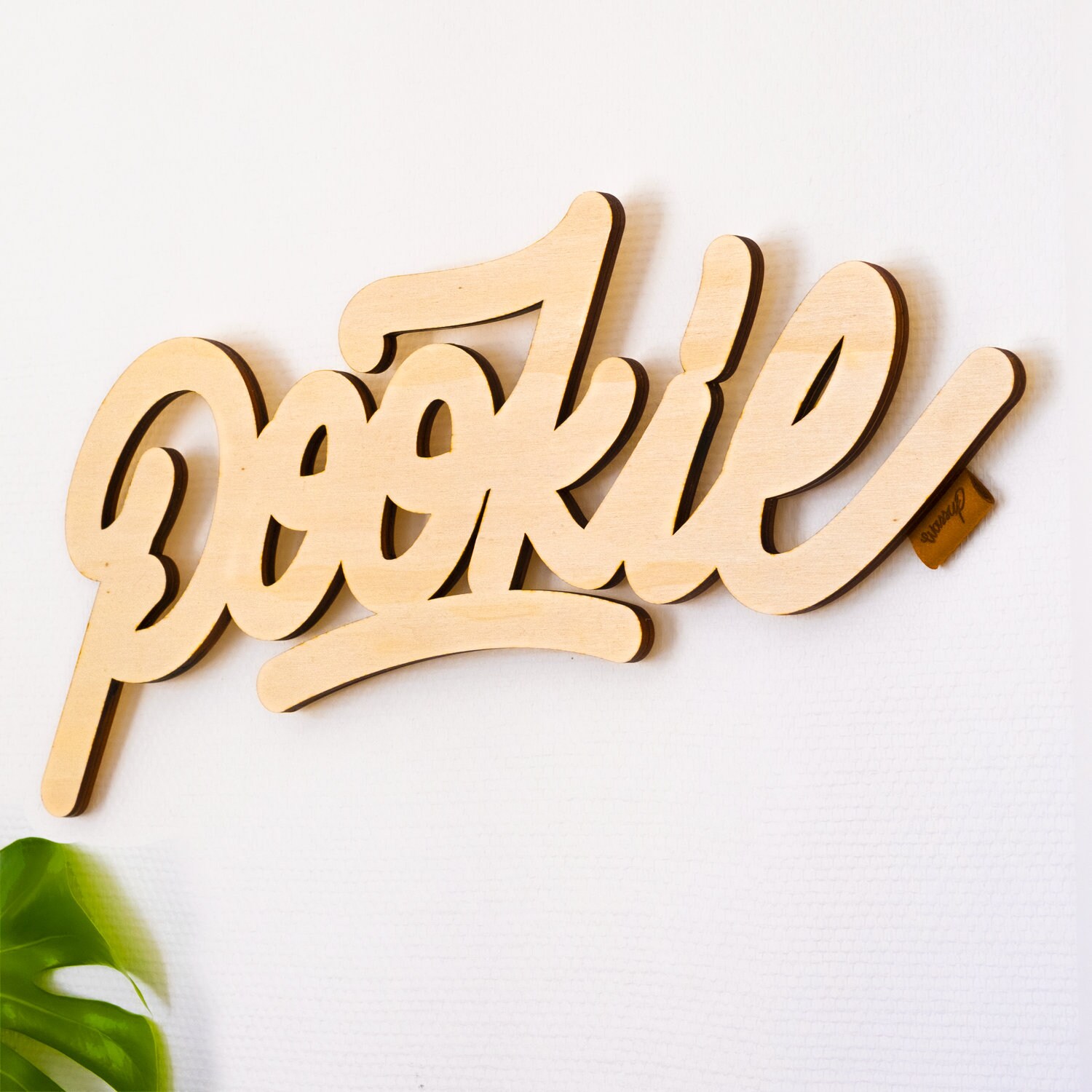 Pookie - Lettrage en Bois Fait Main. Edition Limitée