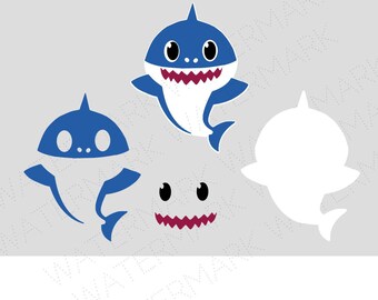 Download Baby shark svg | Etsy