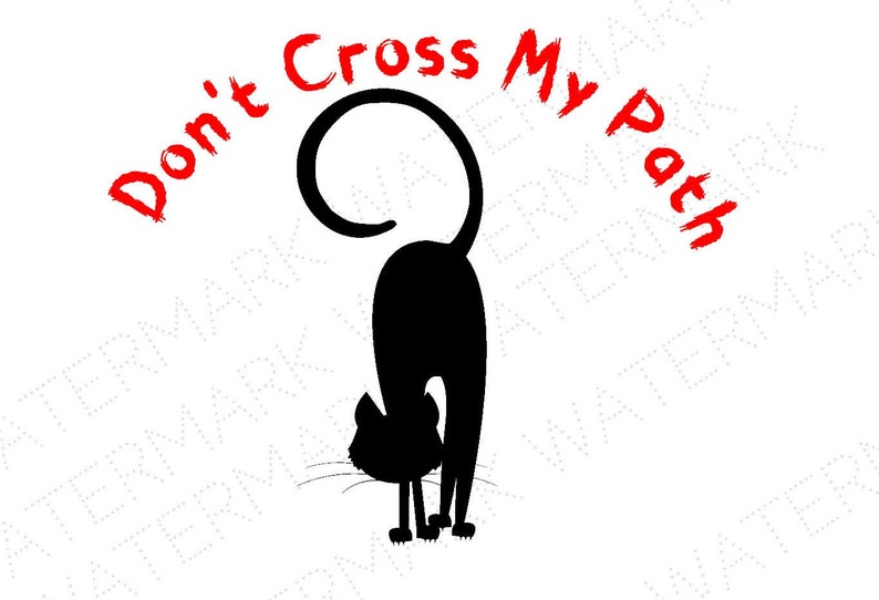 Download Black Cat Cutout Files for Cricut SVG and Silhouette Studio File Cut Out Stencil Decal Halloween ...