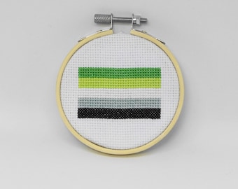 Cross-stitch Pride Flags