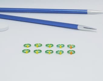 Lemon Logic: stitch markers for 4mm needles or smaller