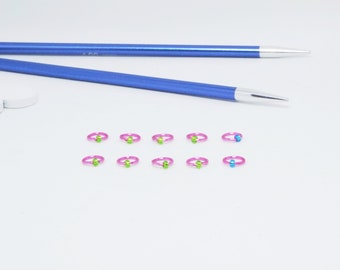 Ask Me if I'm a Tree: stitch markers for 4mm needles or smaller