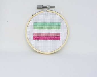 Cross-stitch Pride Flags