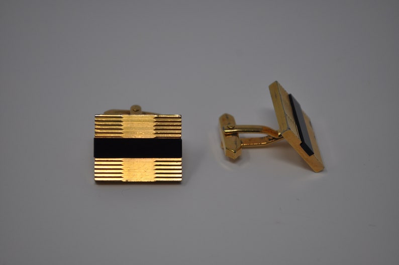 Vintage Gold-Tone Cufflinks