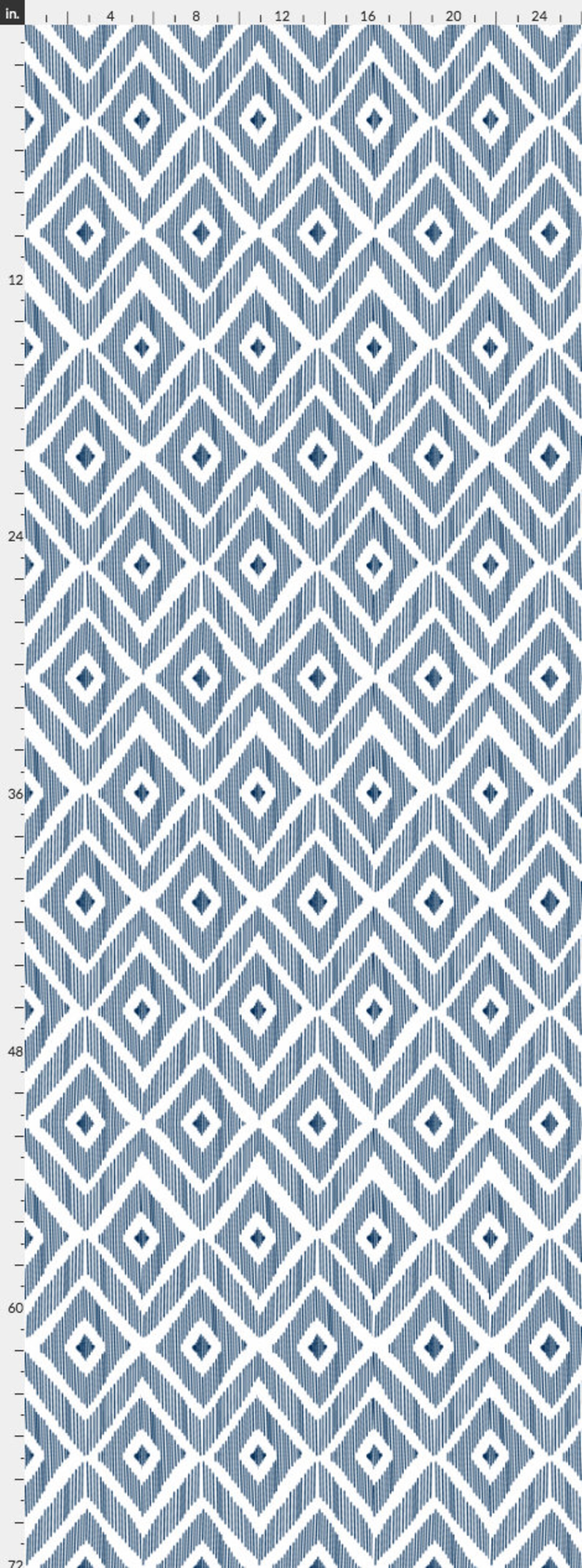 Navy White Ikat Wallpaper Removable Traditional Wallpaper Etsy