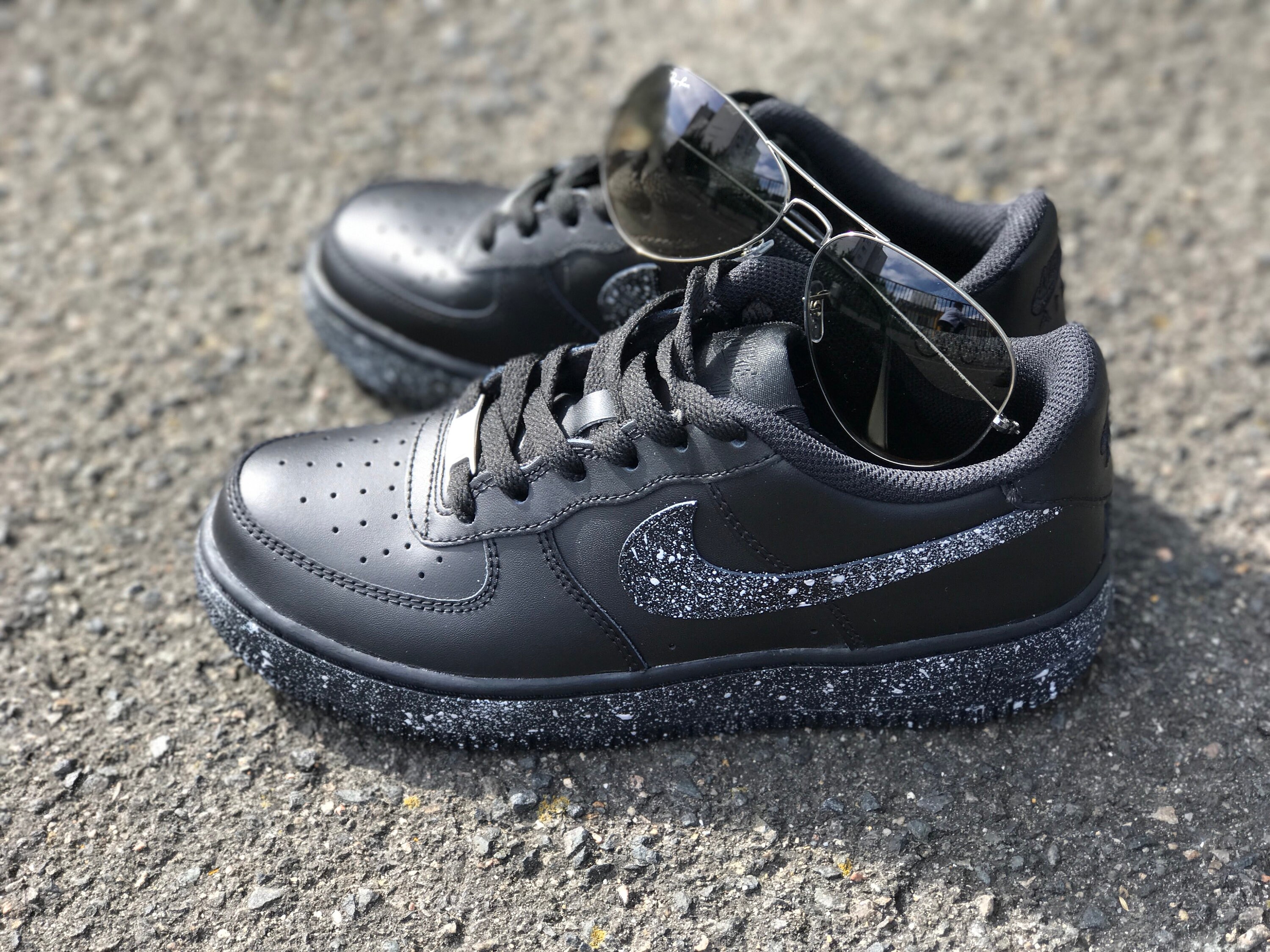 custom oreo air force ones
