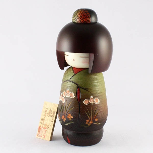 Kyoohoo Japanese Kokeshi Doll Izumino S (k12-3813)
