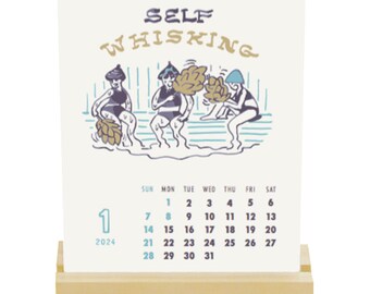 Greeting Life Letterpress Stand Calendar 2024 C-1532-CB