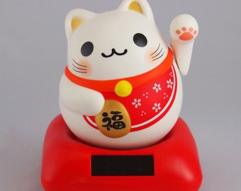 Solar Powered Maru Maru Happy Manekineko