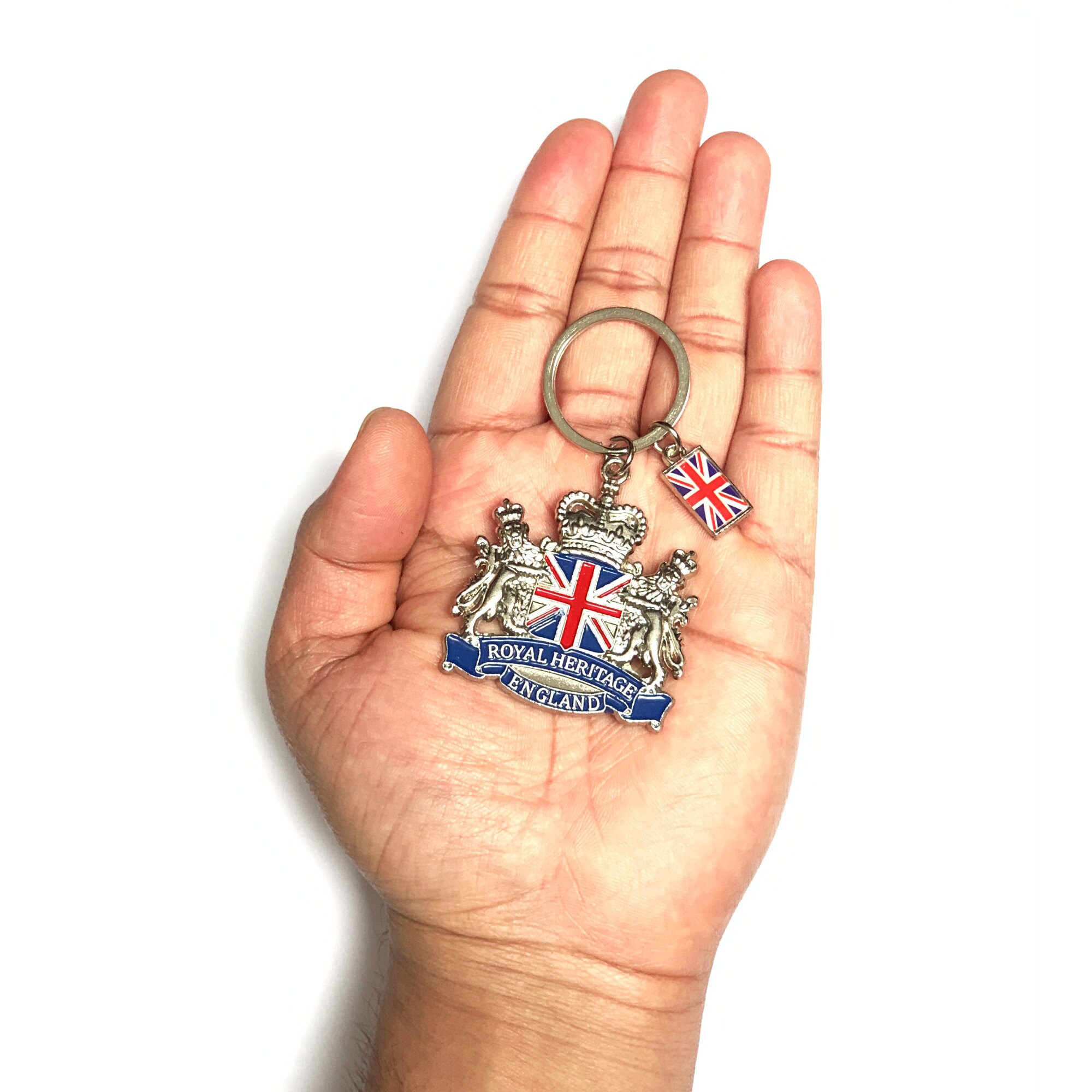 London Souvenir Keyring Royal Coat of Arms inspired Insignia Etsy