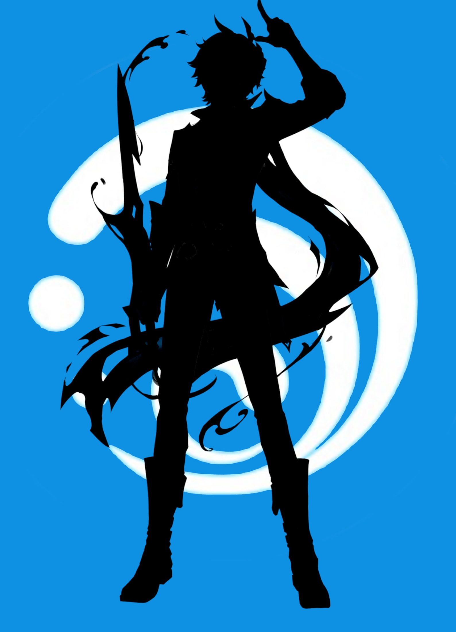 Genshin Impact Vision Silhouette all the characters | Etsy