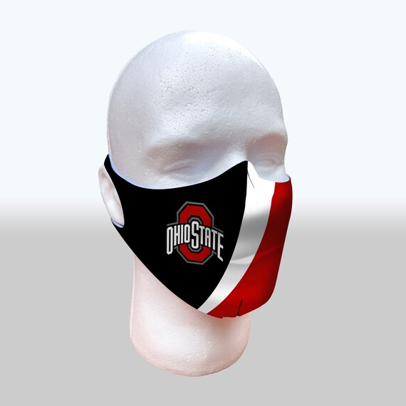 Ohio State Face Mask Ohio State Mask Ohio State Ohio Face Etsy