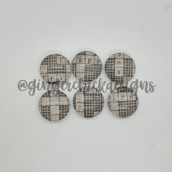 Crossword Puzzle Refrigerator Custom Etsy