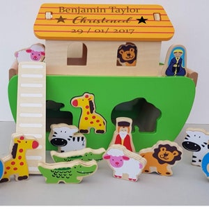 Personalised noahs ark toy store