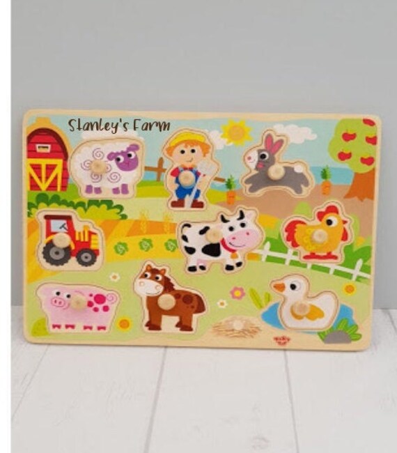 personalised peg puzzle