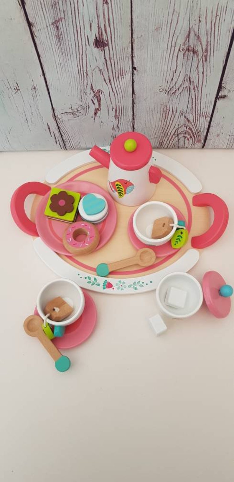 personalised tea set toy