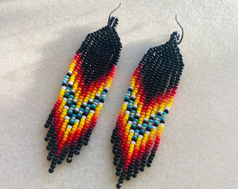 Native American Fringe Earrings
