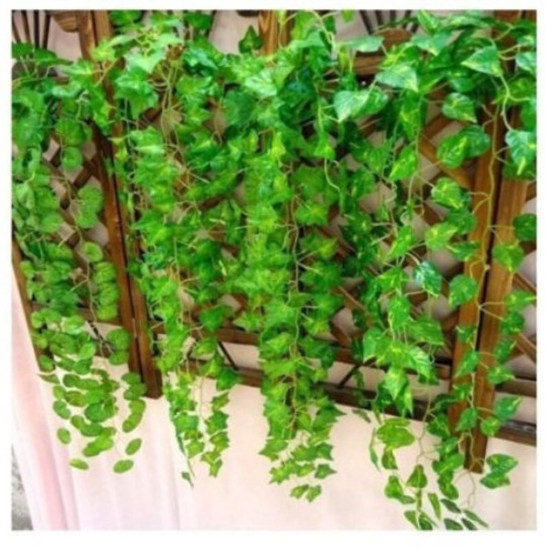 7.6ft Artificial Ivy Leaf Garland Plants Vine Fake Foliage Flowers Home Decor 