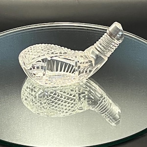 Escultura coleccionable de pisapapeles con forma de cabeza de driver de palo de golf de cristal de Waterford, EUC