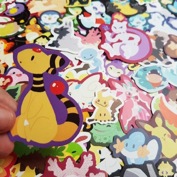 Pokemon Stickers , Choice of 350+ Pocket Monsters!