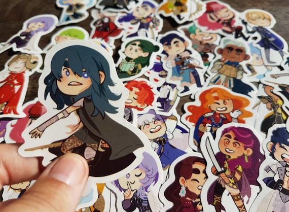 ファイアーエムブレム 風花雪月 ステッカー、FE3H ちびデカール - Etsy 