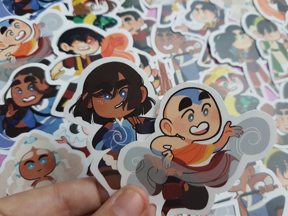 Adventure legends atla time crossover cosplay stickers for men women and children vinyk sticker decal