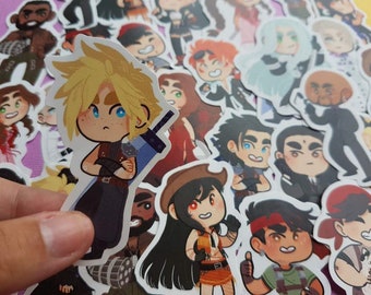 Final Fantasy VII Remake Stickers | FF7 Anime Character Decals